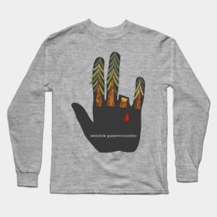 Don't Hurt The Landscape - Soviet Propaganda, Lithuanian, Environmentalism, Climate Change, Save the Trees Long Sleeve T-Shirt